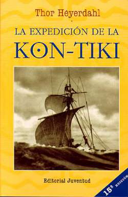 Portada de La expedición de la Kon-Tiki, de Torn Heyerdahl 